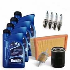 Kit Tagliando Fiat Panda Uno Tipo Lancia Y10 Motori Fire i.e Olio 10W40 Candele
