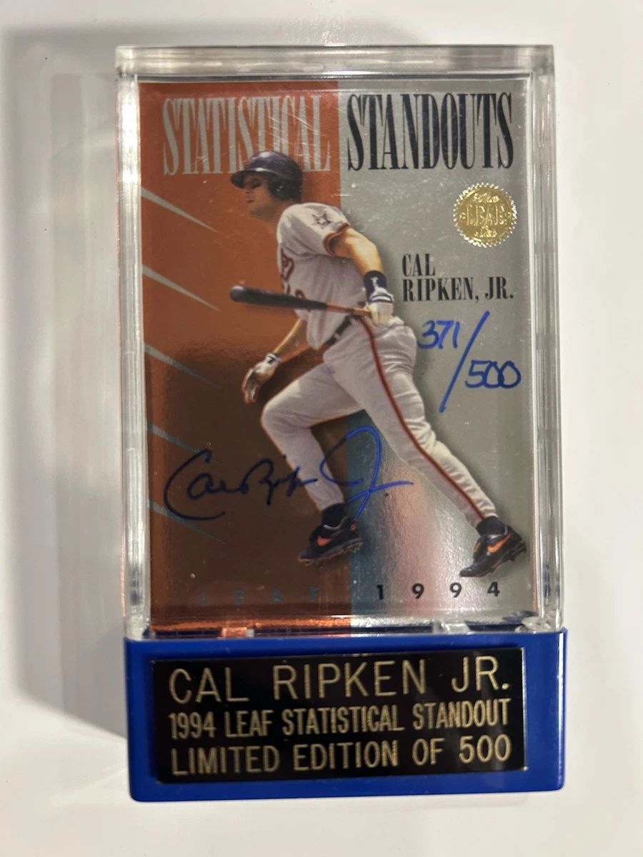 Leaf Baseball Cal Ripken, Jr. Autographed Sports Trading Cards for