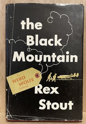 The Black Mountain By Rex Stout Hardcover 1954 Book Club Edition