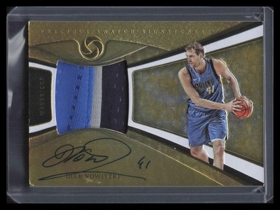 2019-10 Panini Opulence Precious Swatch Signatures Dirk Nowitzki Patch Auto 2/10