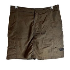 Columbia Active Skort, Size 6 Taupe Activewear Outdoor Hiking Utility
