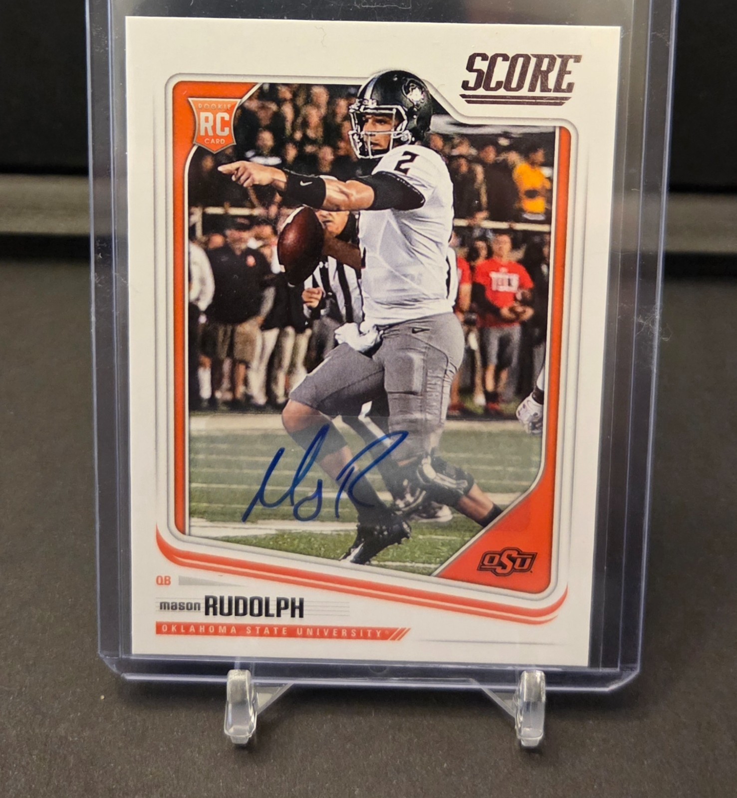 Mason Rudolph Panini Score #353 Autograph