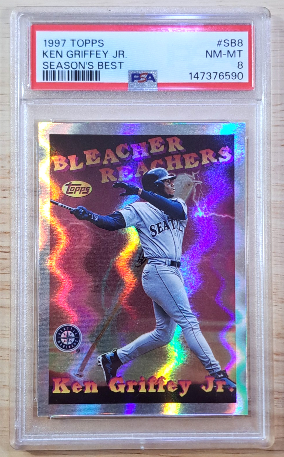 Ken Griffey Jr #SB8 Baseball Cards 1997 Topps Season's Best trading card — raw and PSA graded price guide