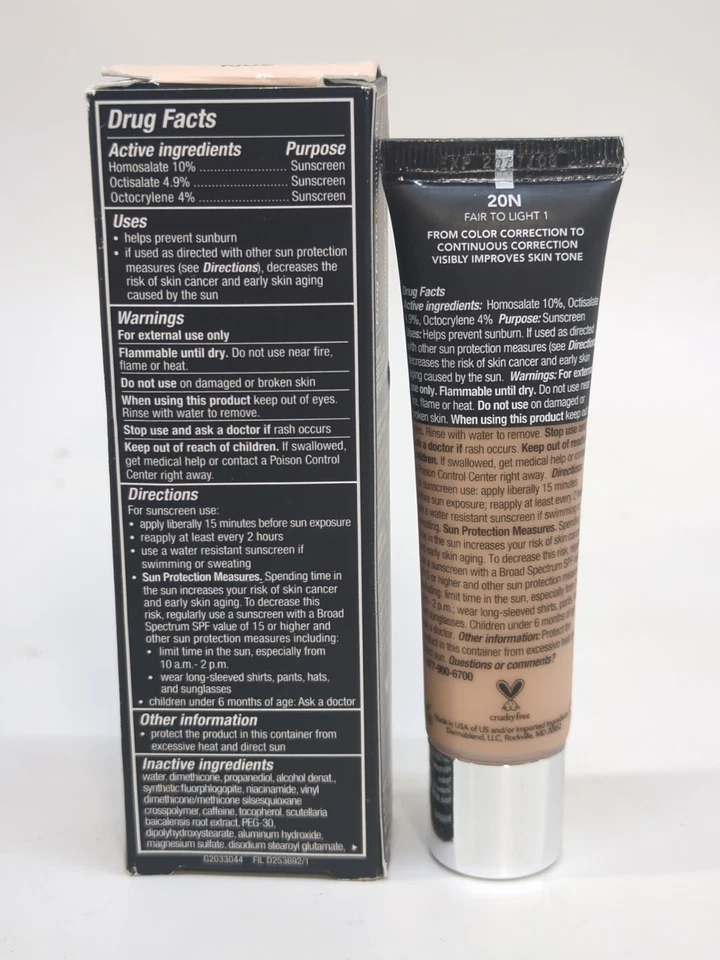 Dermablend Professional CC Cream SPF 50+ Sunscreen 20N 1 fl oz / 30ml - Image 2 of 4