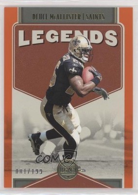 2022 Panini Legacy Legends Orange 81/199 Deuce McAllister #137 n0c