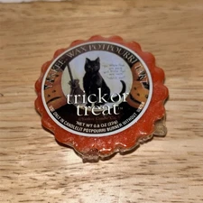 RARE Vintage Yankee Candle Trick Or Treat Wax Potpourri Tart Candle 1999 0.8oz