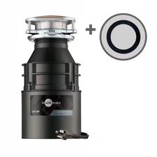 Badger 5XP W/C, 3/4 HP Continuous Feed Kitchen Garbage Disposal with Power Cord