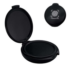Fingerprint Ink Pad,Black Thumbprint Ink Pad for Notary Supplies Portable Finger