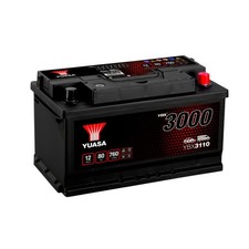 YUASA Battery YBX3110 12V 80Ah 760A B3 Fits Toyota Hilux Vigo 2.5 D-4D 4WD