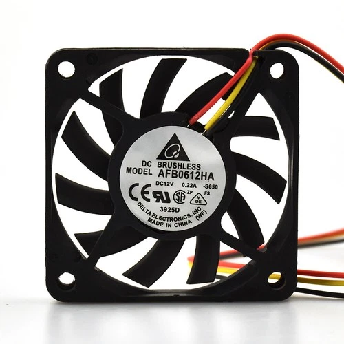 Cooling fan EFB0612HA for Delta Velocity Measurement 3pin 12V 6CM 60*60*10mm