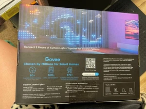 NEW-GOVEE H70B1 CURTAIN LIGHTS 4.9FTX6.5FT (ECP019350)