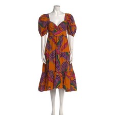 Farm Rio Beaded Macaws Midi Dress