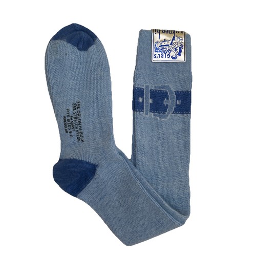 Chaussettes Genouillères Vintage Alaska Nits - Taille 9-11 - Bleu - Neuves Avec étiquettes