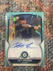 2023 Bowman Chrome Draft Colt Emerson 1st Aqua Lava Refractor Auto/199
