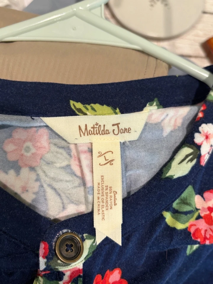 Matilda Jane Mameluco Mujer Blusa Grande Floral Brillante Daydream Be Bold Foto 3 de 3