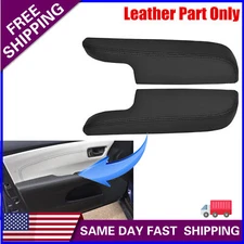 Fits 2013 2014 2015-2018 Toyota Avalon Leather Armrest Door Panel Cover Black