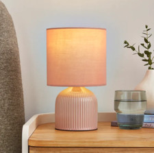 New Small But Elegant Ribbed Table Lamp Bedside Table Lamp