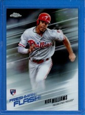 2018 Topps Chrome Freshman Flash Insert #FF-12 Nick Williams Phillies Rookie RC