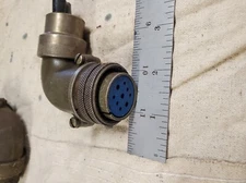 Amphenol  9pin female right angle plug