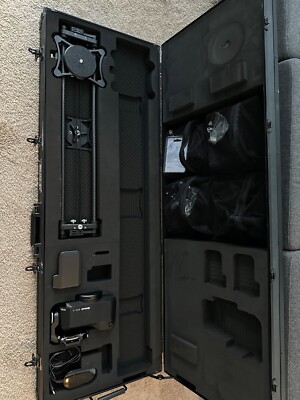RHINO ARC II CAMERA GEAR SLIDER BUNDLE 24'' RAILS, SLIDER MOTOR w/ TRAVEL CASE 