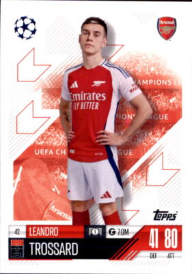 Match Attax CL 24/25 Champions League 2024/2025 42 - Leandro Trossard