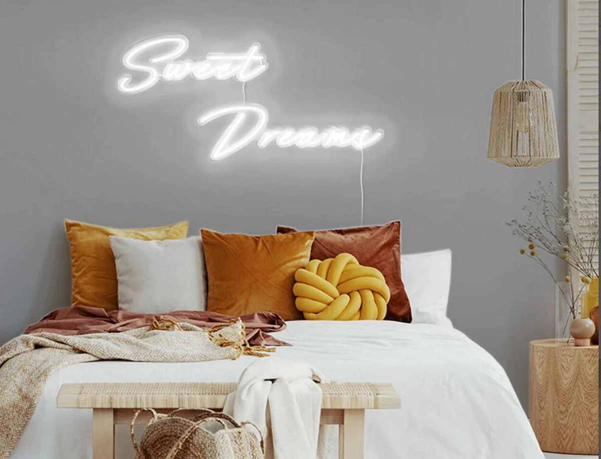 Sweet Dreams Neon Light Above Bed Neon Sign Neon Sign for Home Bedroom Neon