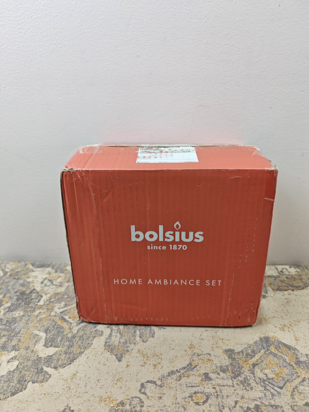 Bolsius Rustic Candle Gift Set - Nordic Ambiance - Box of 6 Candles - Long Burni