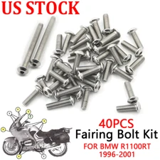 US 48PCS Fairing Bolts Screws Kit For BMW R1100RT R 1100 RT Motorcycle 1996-2001
