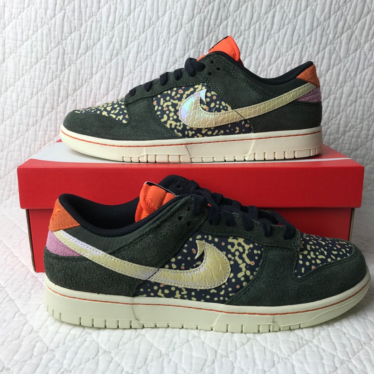 ★関税込★NIKE★NIKE DUNK LOW SE TROUT スニーカー★25-31cm★ Size 10.5 - Nike Dunk SE Low Gone Fishing - Rainbow Trout