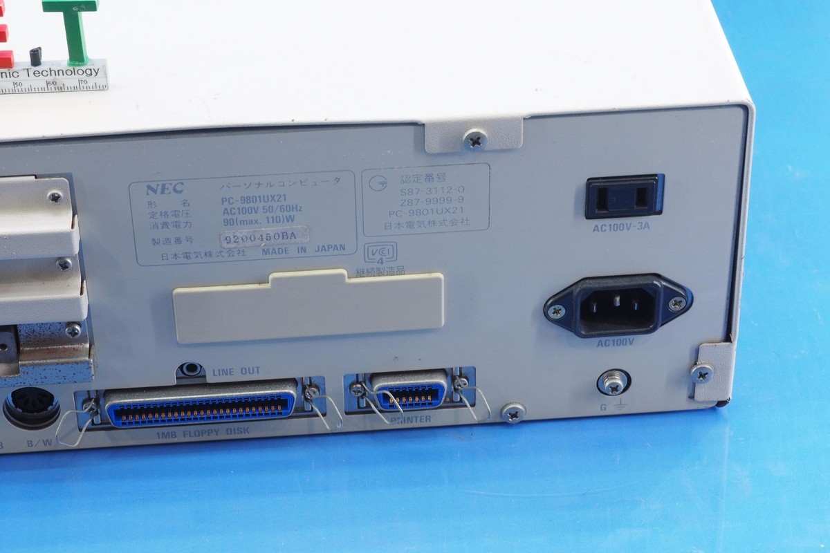 Nec Pc-9801Ux Personal Computer Pc-9801Ux21 Pc9801Ux21 60Days
