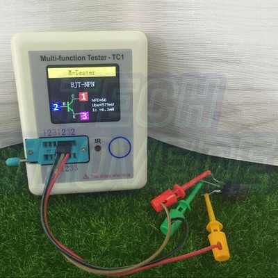 Transistor Tester TFT Diode Triode Capacitance Meter LCR ESR NPN PNP MOSFET ASS