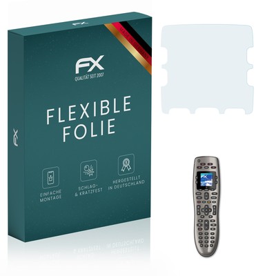 atFoliX 3x Folie für Logitech Harmony 650 Remote Schutzfolie klar&flexibel