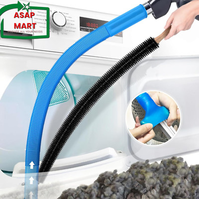 2 Pieces Dryer Vent Cleaner Kit Compatible with All Vacuum Cleaner, Dryer Lint B
