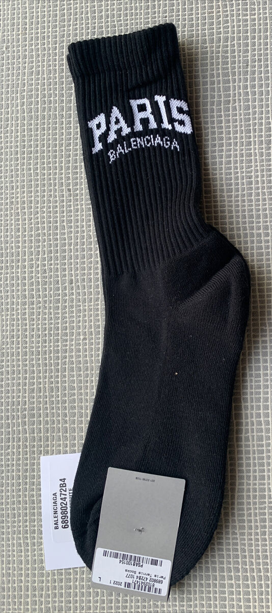 New with Tags Authentic Paris Balenciaga Logo Tennis Socks New with Tags Authentic Paris Balenciaga Logo Tennis Socks