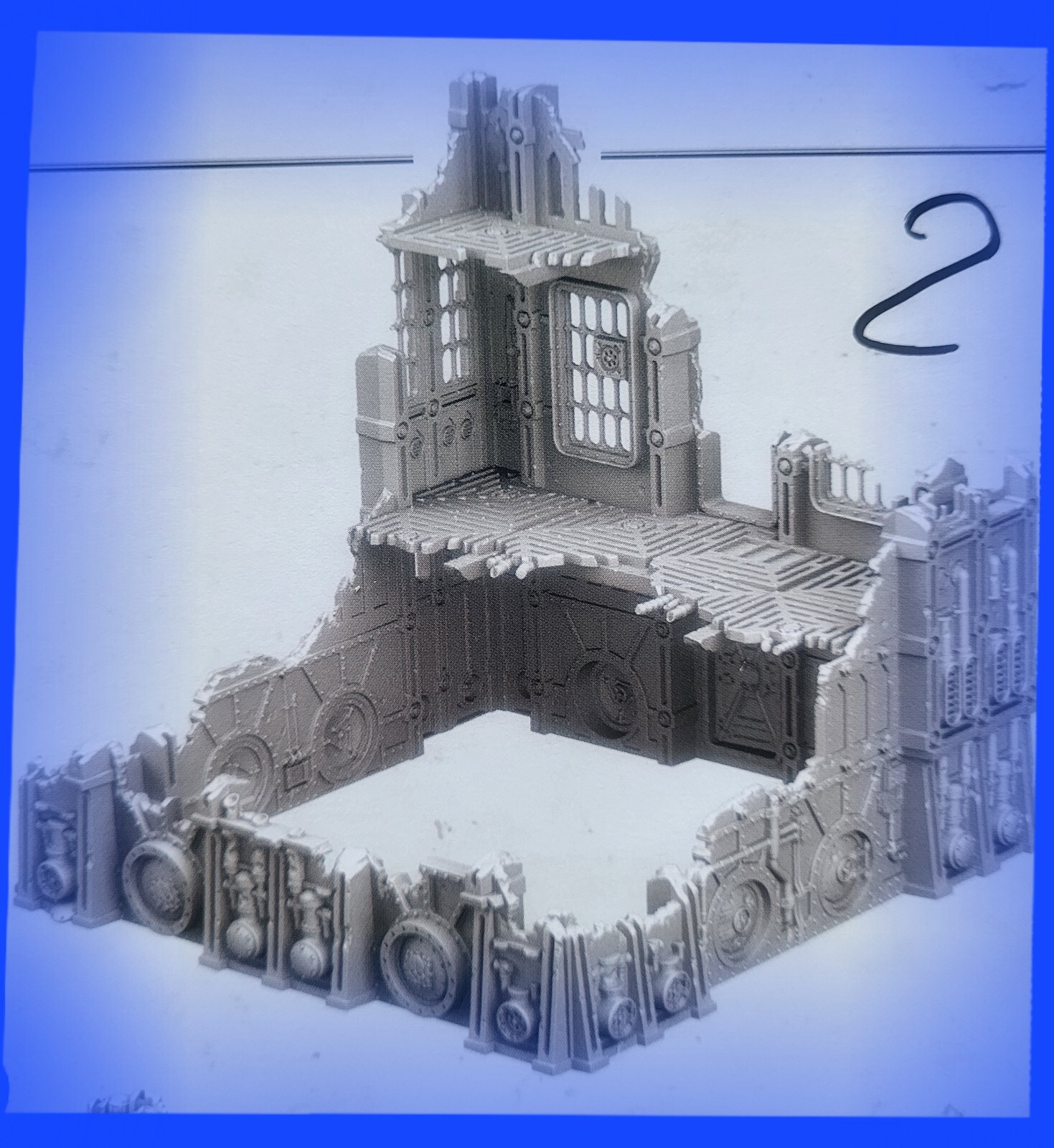 Décor Raid sur la ruche 2 Warhammer 40k pour bloquer les lignes de vue à Kill Team