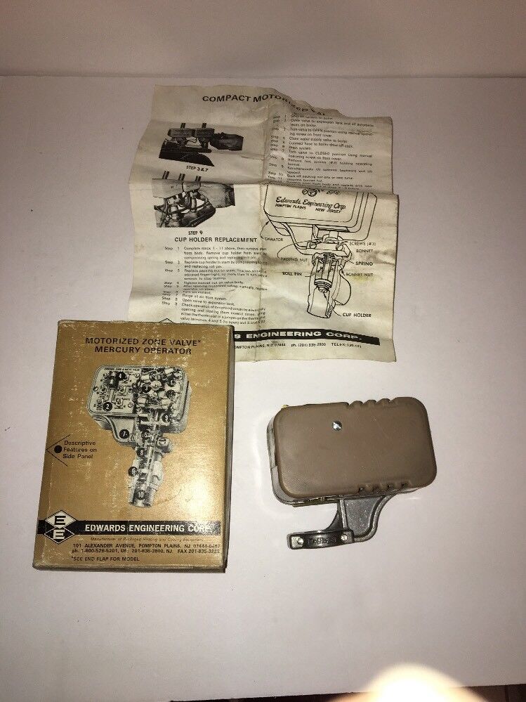 Edwards Engineering MV-21 Motorized Zone Valve Mercury Edwards Engineering MV-21 Motorized Zone Valve Mercury