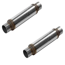 Flowmaster Universal FlowFX Stainless Steel 3.00 In/Out Round Mufflers Pair