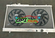 Aluminum Radiator Fan For 1999-2003 Mazda Protege Protege5 2000 2001 2002