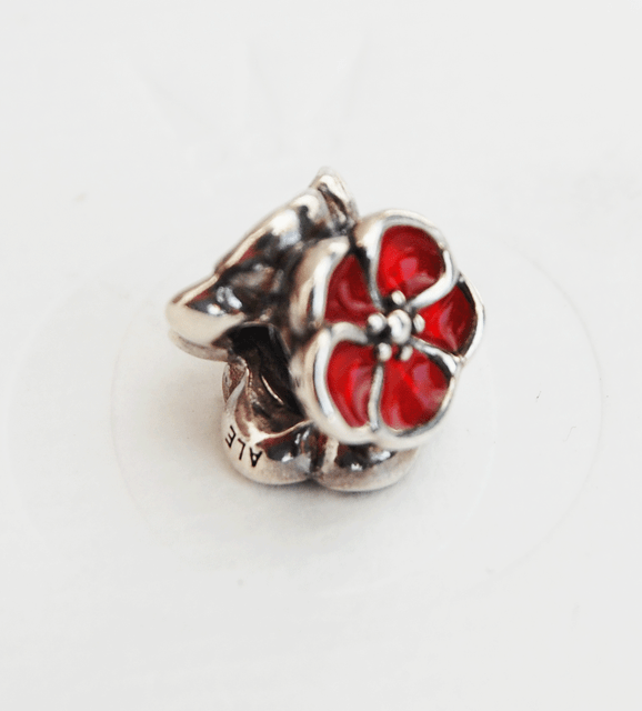 poppy pandora charm poppy pandora charm