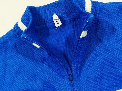 MENS VERY VINTAGE SHIRT EDDY MERCKX 80% WOOL 80'S CYCLING CYCLE SIZE: 3 / M - Picture 8 of 16
