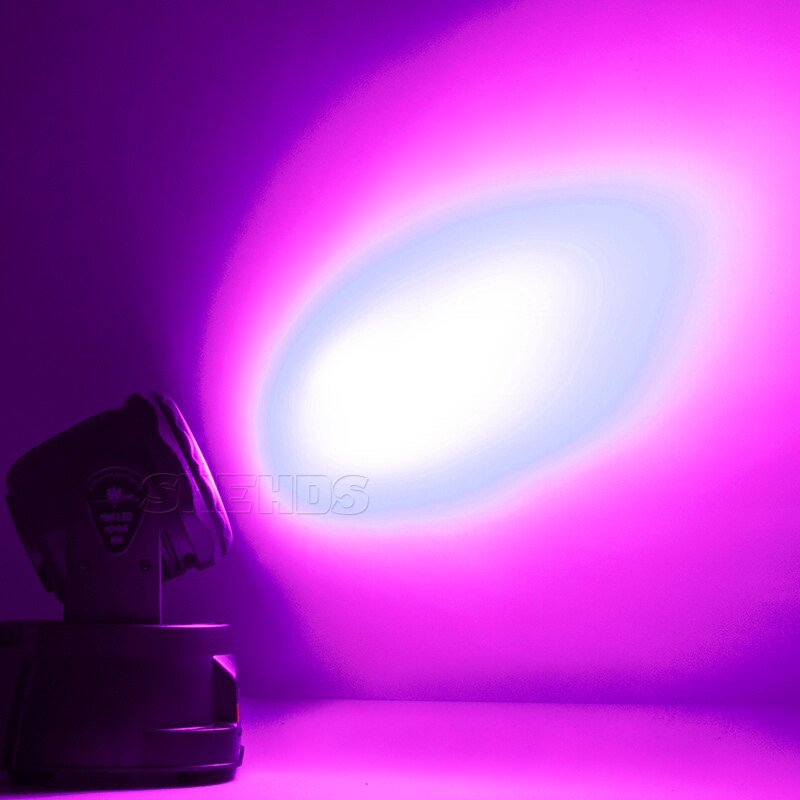 Moving Head LED Wash Stage Lighting 7X18W RGBWA+UV 6In1 Professional