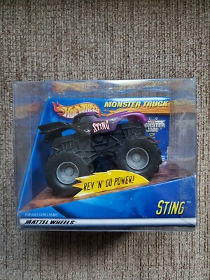 Hot Wheels 2000 Monster Jam WCW Sting Rev 'N' Go Power! Diecast *See Description