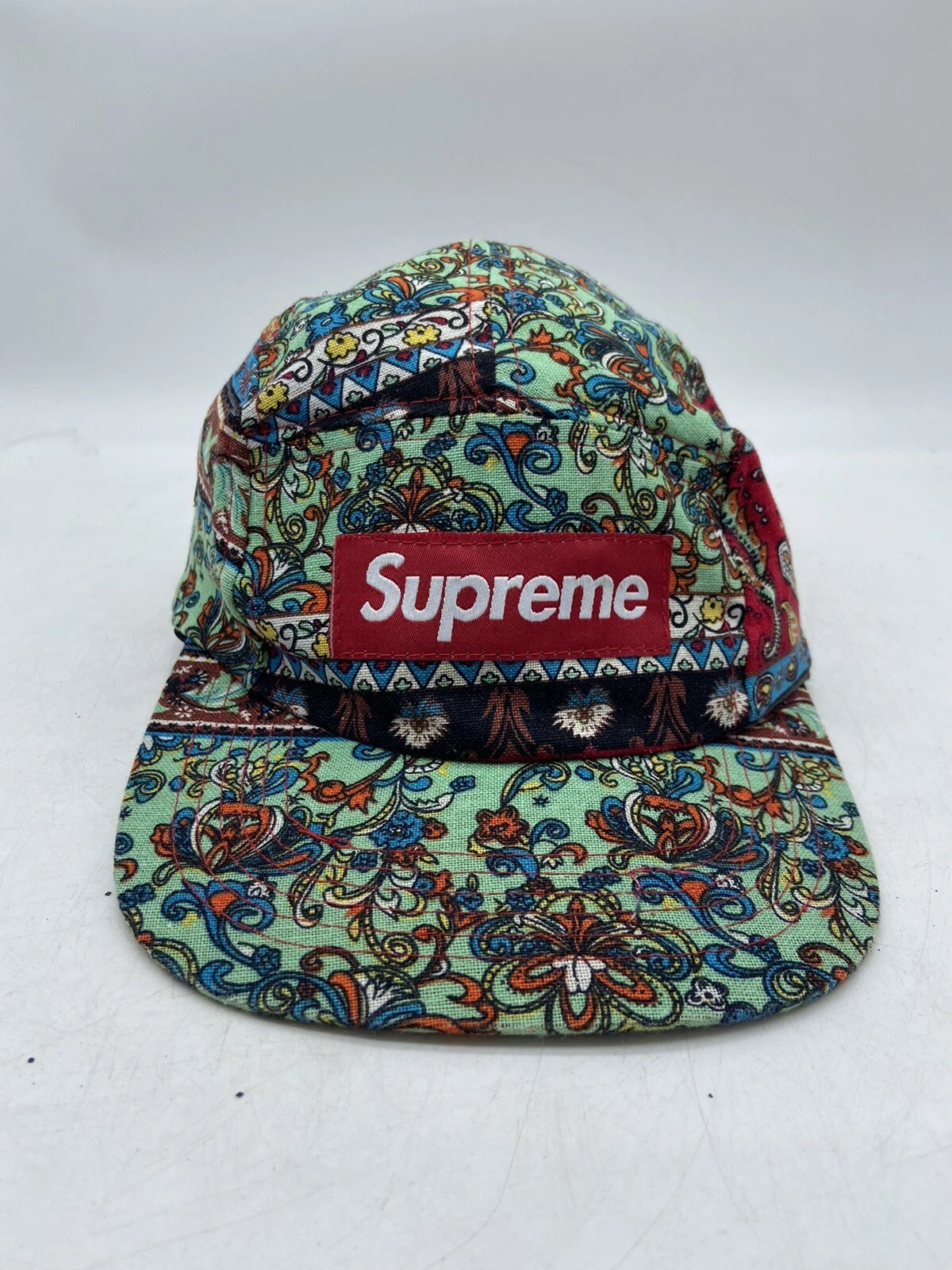 Rare Supreme Coloré Capuchon Boîte Logo Sangle Réglable ~ Taille Unique