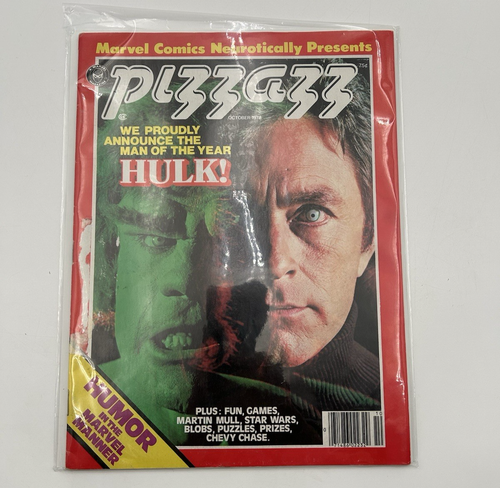 PIZZAZZ Magazin Marvel 1978 Grease, Hulk, Battlestar Galactica und Meatloaf - Bild 2 von 5