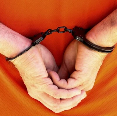 NATIONAL STANDARD Steel Hand Handcuffs Police Double Locking Real Lock Cuffs with 2 keys