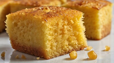 Fresh Baked Cornbread By RawJoy