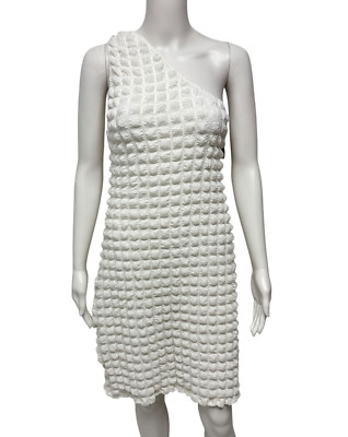 Capella women's shift dress white one shoulder size 3XL