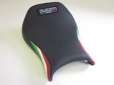 D03L Ducati748/916/996/998 Monoposto Italian flag colours vinyl seat cover-FRONT