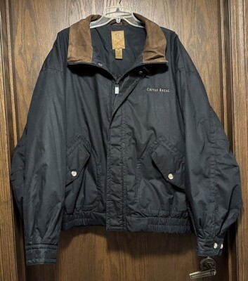 Gear for Sports XXL Black Insulated Jacket Leather Collar Chivas Regal Unworn
