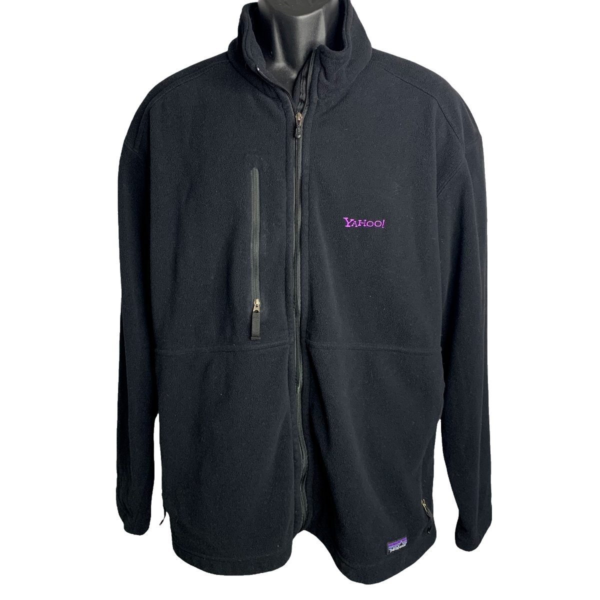 Patagonia Synchilla Full Zip Sweatshirt Mens 2XL Black Fleece Mock Patagonia Synchilla Full Zip Sweatshirt Mens 2XL Black Fleece Mock